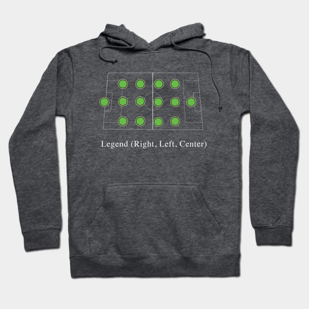 Football Manager Legend Hoodie by CatchThatPhrase